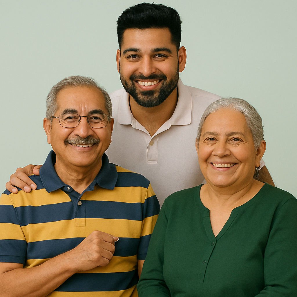 Family using Ayumetrics